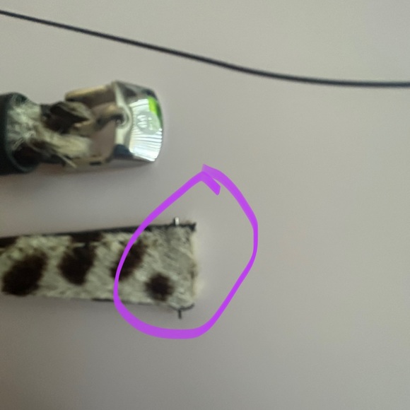 Michele 12mm Leopard Print Watch Strap - Picture 4 of 5